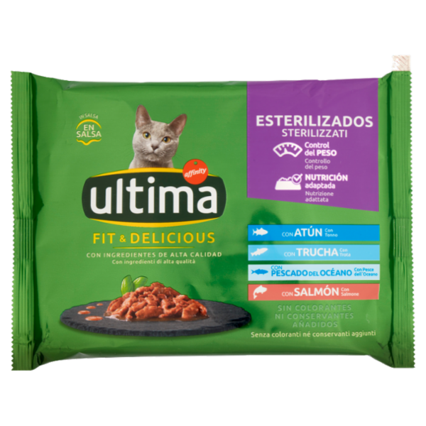ultima Cat Fit & Delicious Sterilizzati 4 x 85 g