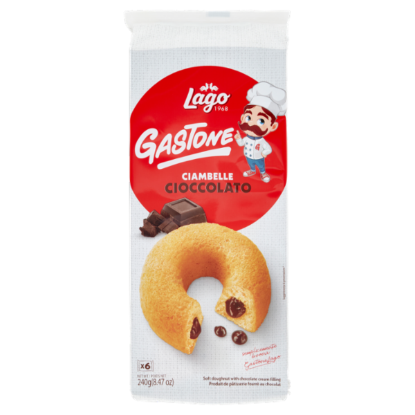 Lago Gastone Ciambelle Cioccolato 6 x 40 g
