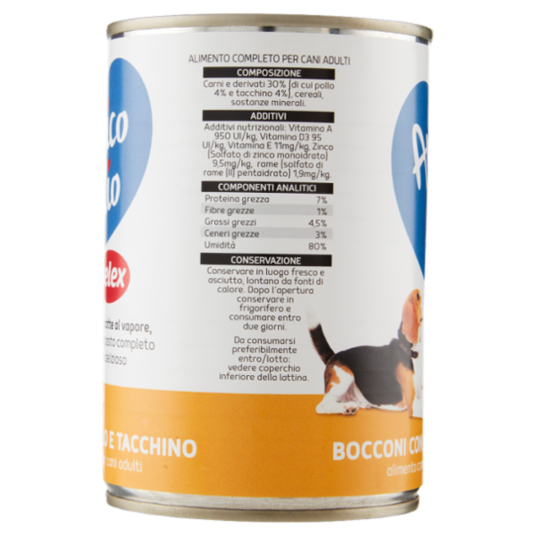 Selex Amico Mio Bocconi per Cane con Pollo e Tacchino 405 g