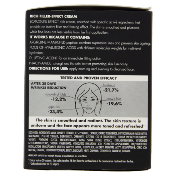 Dermolab Botox-Like Effect Crema Ricca Effetto Filler 50 ml