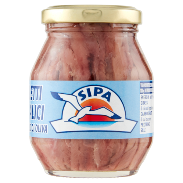 Sipa Filetti di Alici all'Olio di Oliva 140 g