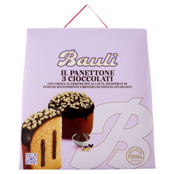 Bauli il Panettone 3 Cioccolati 750 g