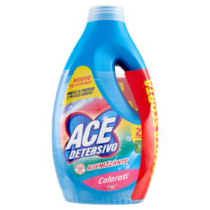 Ace Detersivo Igienizzante Colorati 2 x 27 Lavaggi 2 x 1350 Ml