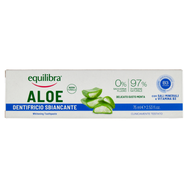equilibra Aloe Dentifricio Sbiancante 75 ml