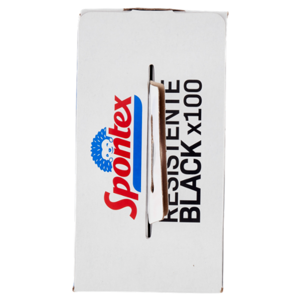 Spontex Guanti Usa&Getta Resistente Black x100 Taglia S/M