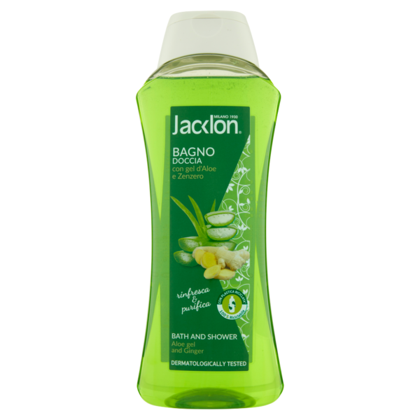 Jacklon Bagno Doccia con gel d'Aloe e Zenzero 1000 ml