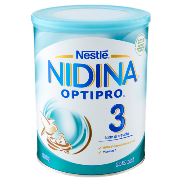 NESTLÉ NIDINA Optipro 3 da 12 mesi Latte di crescita in polvere 800g