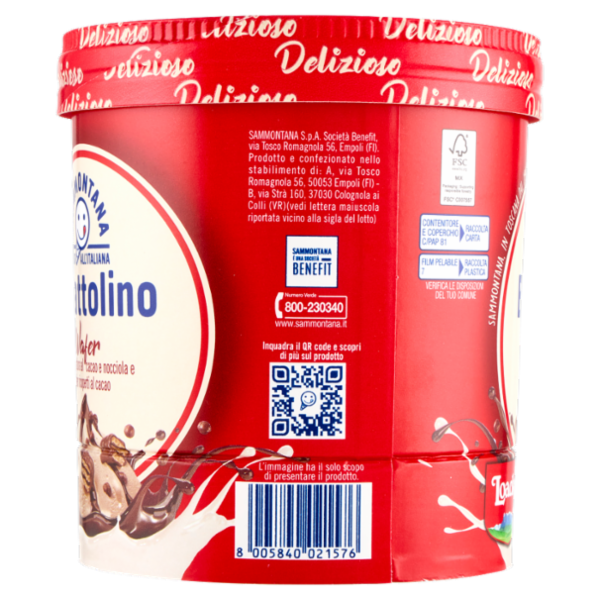 Sammontana Barattolino Delizioso Wafer 500 g