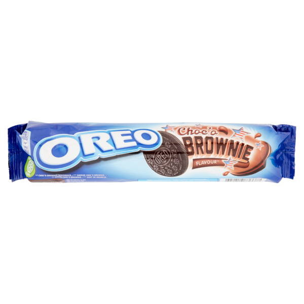 Oreo Choc'o Brownie, biscotti con crema al cacao - 154g