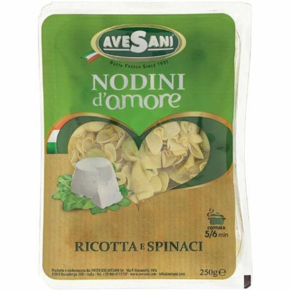 Avesani Pasta Fresca Ripiena Ricotta E Spinaci Nodini D'Amore 250g