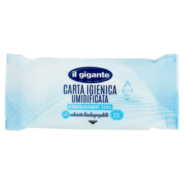 IL GIGANTE Carta Igienica Umidificata 16 pz