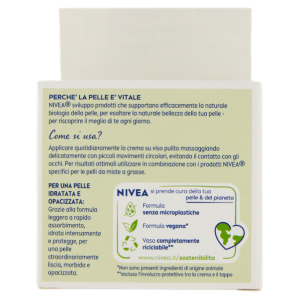 Nivea Crema Giorno Opacizzante 24H Idratazione 50 ml