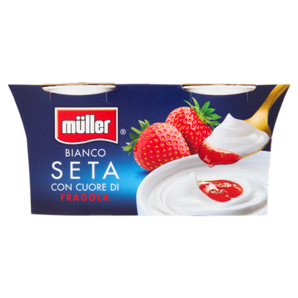 müller Bianco Seta con Cuore di Fragola 2 x 125 g