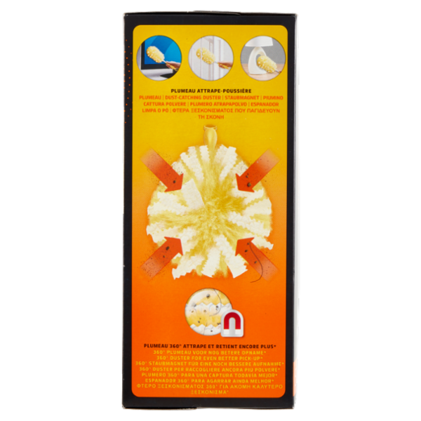 Swiffer Duster Staubmagnet 3D Clean Panni Cattura Polvere per Scopa Swiffer - Ricarica 5 Salviette