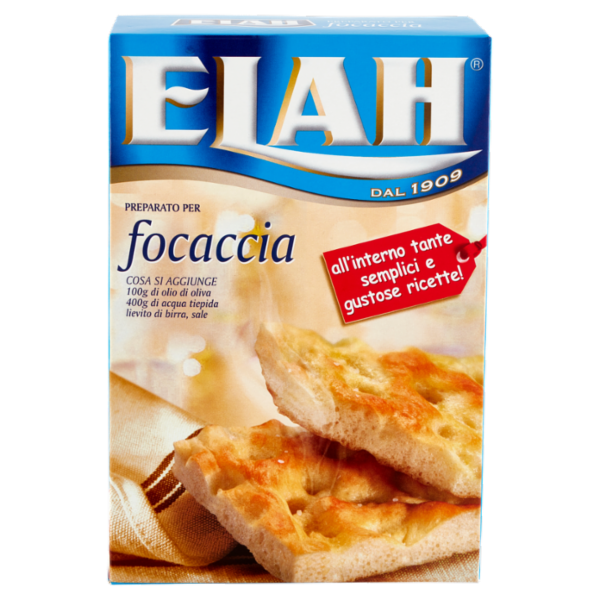 Elah Preparato per focaccia 500 g