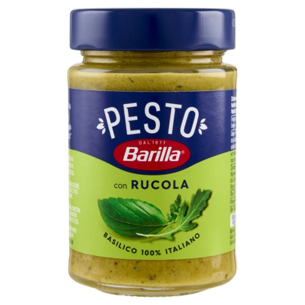 Barilla Pesto Basilico e Rucola Condimento e Sugo per Pasta 190 g