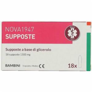 Nova Supposte Glicerolo Bimbi 18 Pezzi