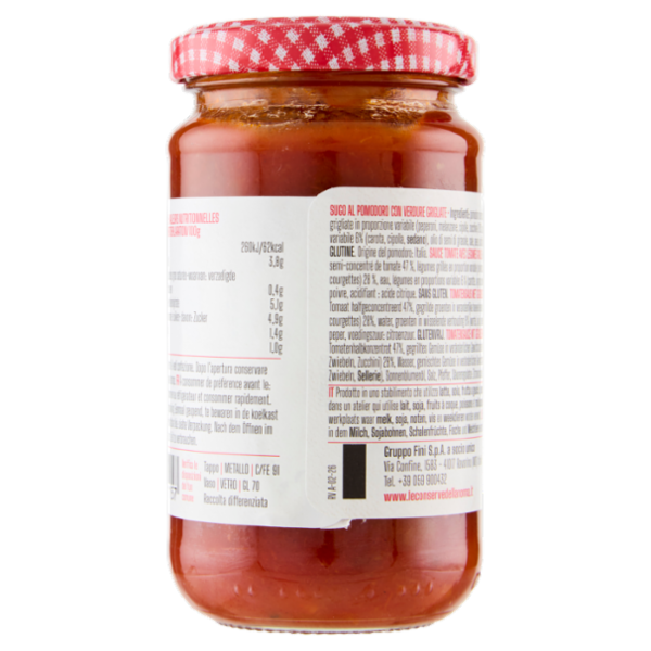 Le Conserve della Nonna Ragù di Verdure 190 g