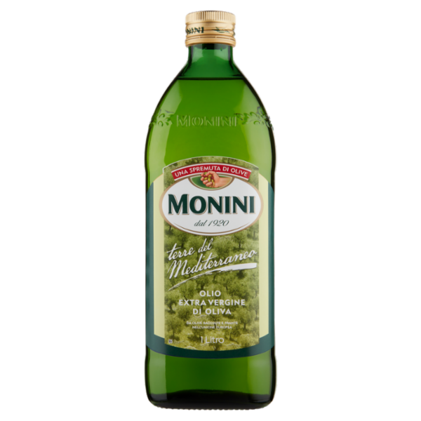 Monini terre del Mediterraneo Olio Extra Vergine di Oliva 1 Litro