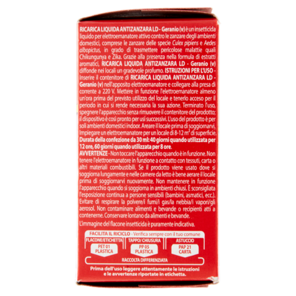 VAPE Liquido Geranio Ricarica 30 ml