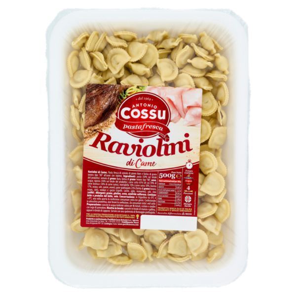 pastafresca Cossu Antonio Raviolini di Carne 500 g