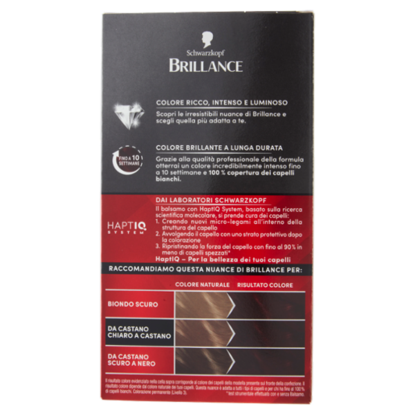 Brillance Colorazione Permanente Intensiva 896 Nero Rosso Seta