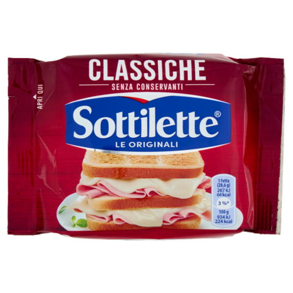 Sottilette Classiche formaggio fuso a fette - 285g