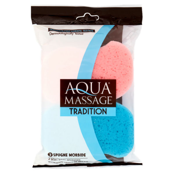 Aquamassage Tradition Spugne Morbide 2 pz