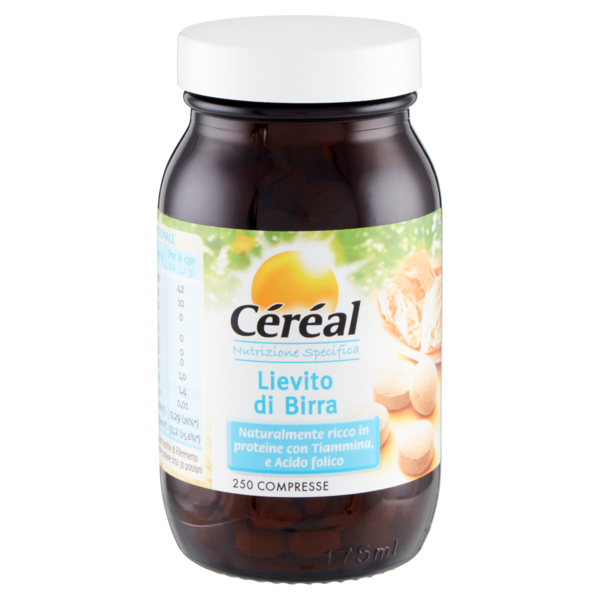 Céréal Nutrizione Specifica Lievito di Birra integratore 250 Compresse - 100 g