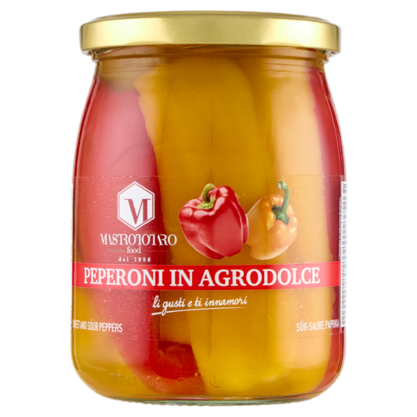 Mastrototaro food Peperoni in Agrodolce 550 g