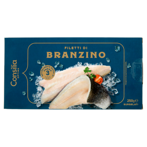 Consilia Optima Filetti di Branzino Surgelati 250 g