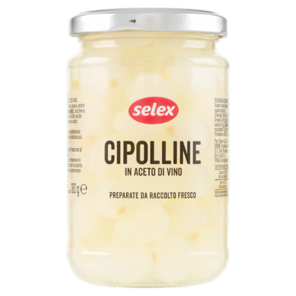 Selex Cipolline Aromatizzate con Aceto di Vino 300 g