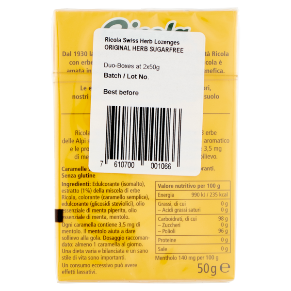 Ricola l'Originale 2 x 50 g