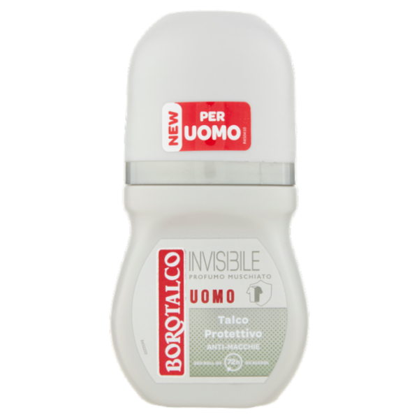 Borotalco Uomo Invisibile Profumo Muschiato Deo Roll On 50 ml