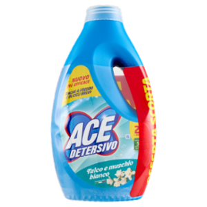 Ace Detersivo Talco e Muschio Bianco 2 x 27 Lavaggi 2 x 1350 Ml