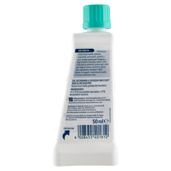 Dr. Beckmann il Dissolvi Macchie Biro & Inchiostro 50 ml