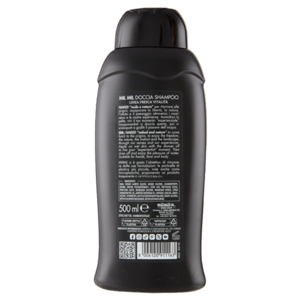 milmil Doccia Shampoo Naked Total Body 500 ml