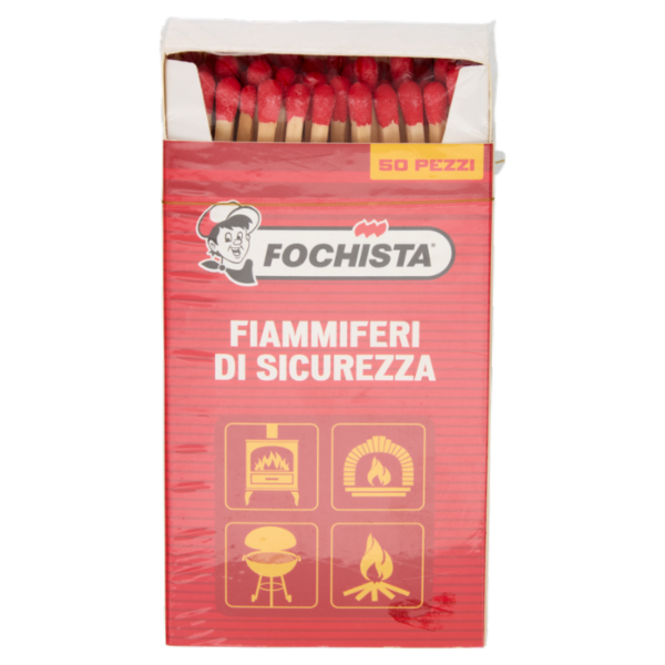 Fochista Fiammiferi di Sicurezza 50 pz