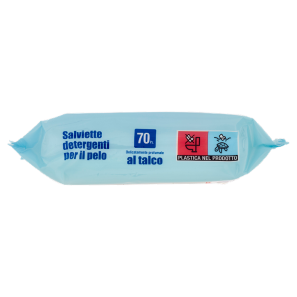 Vitakraft Salviette detergenti per il pelo al talco cm. 15X20 70 pz