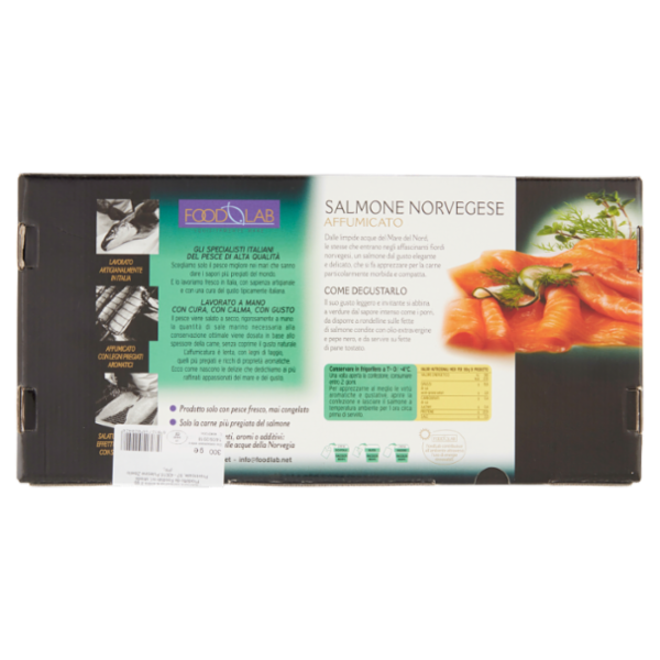 Food Lab Salmone Norvegese Affumicato 300 g