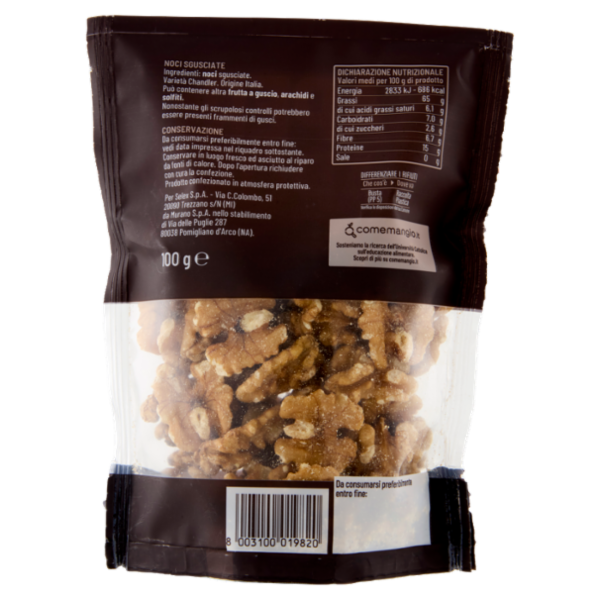 Selex Saper di Sapori Noci Chandler Sgusciate 100 g