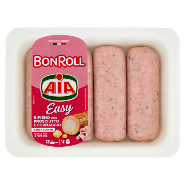 Aia BonRoll Easy Ripieno con Prosciutto e Formaggio 0,300 kg