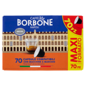 Caffè Borbone Miscela Decisa Capsule Compatibili Nespresso* Ad Uso Domestico 70 x 5 g