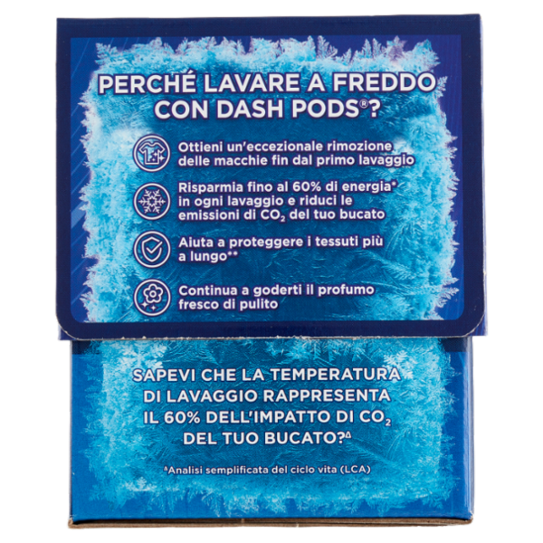 Dash Power Pods Detersivo Lavatrice In Capsule, Azione Extra-Igienizzante, 19 Lavaggi 488,3 g
