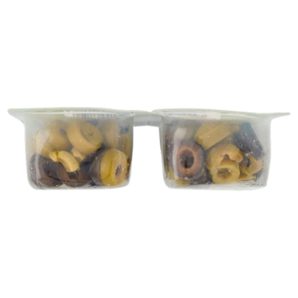 Selex Olive Nere e Verdi a Rondelle 2x40 g