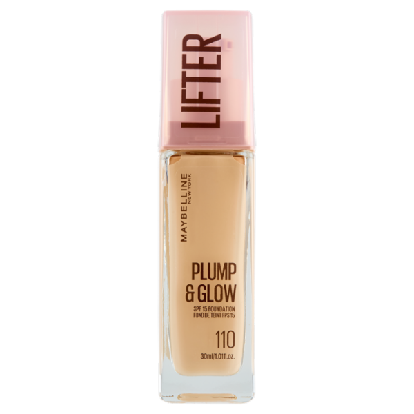 Maybelline New York Lifter Plump & Glow Fondotinta 110 30 ml