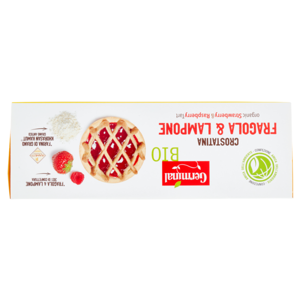 Germinal Bio Crostatina Fragola & Lampone 6 x 45 g