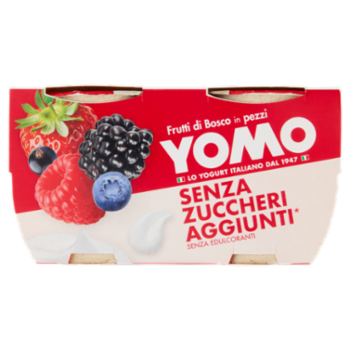Yomo Senza Zuccheri Aggiunti* Frutti Di Bosco In Pezzi 2 x 125 g