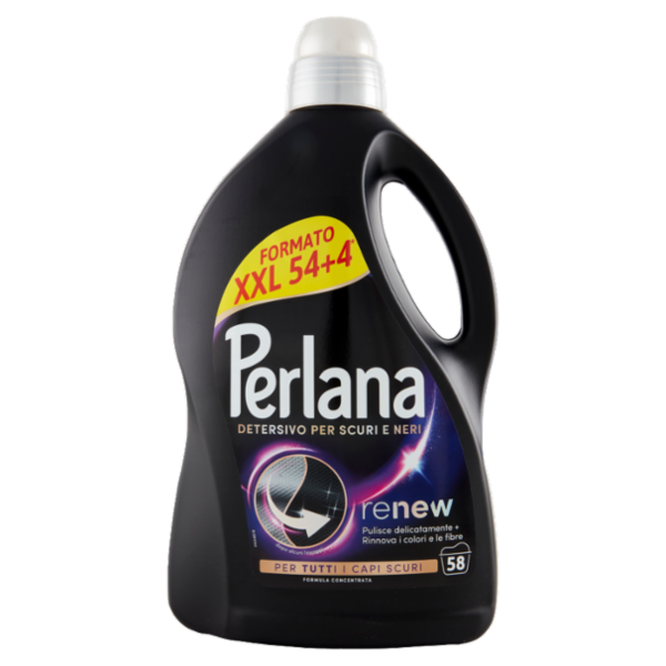 PERLANA Detersivo Scuri e Neri 58 Lavaggi 2.900 mL