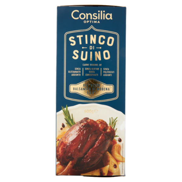 Consilia Optima Stinco di Maiale Cotto all'Aceto Balsamico di Modena I.G.P. 600 g